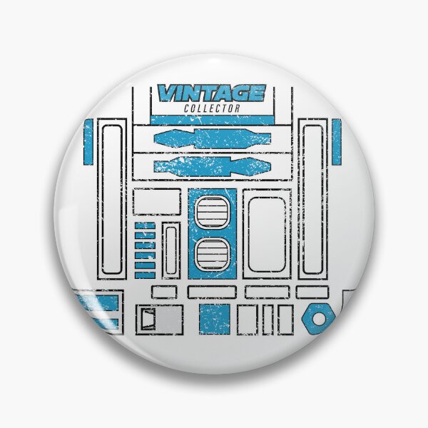 Item preview, Blue Droid Distressed Sticker designed and sold by darynkyle.