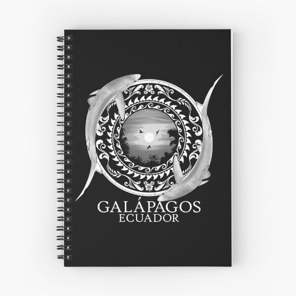 Item preview, Blue shark Galápagos Ecuador designed and sold by NicGrayGraphic.