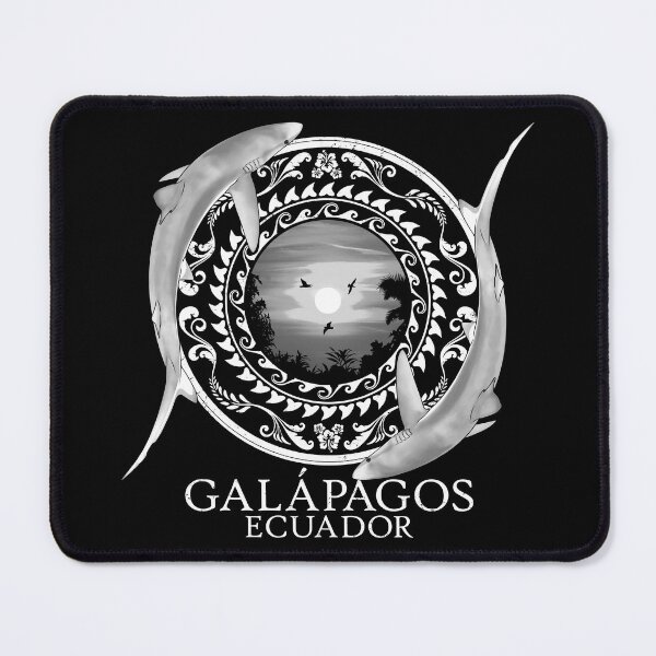 Item preview, Blue shark Galápagos Ecuador designed and sold by NicGrayGraphic.