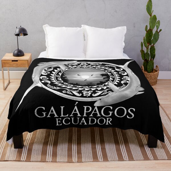 Item preview, Blue shark Galápagos Ecuador designed and sold by NicGrayGraphic.