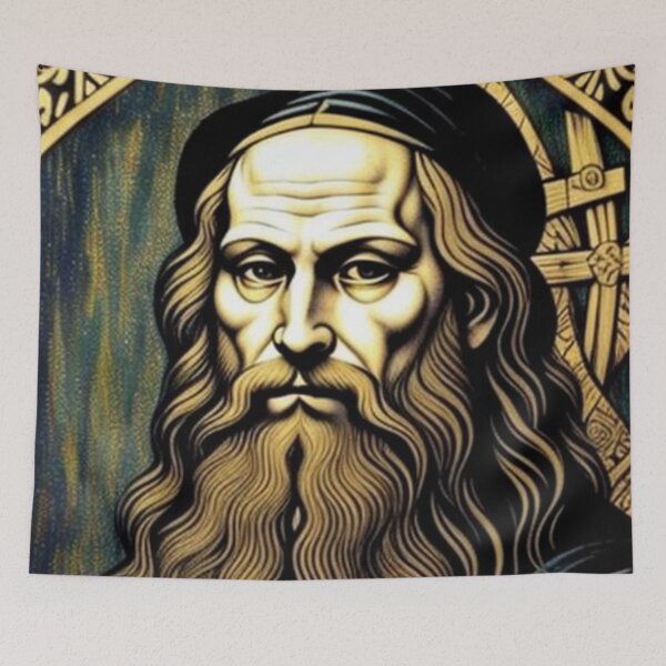 Item preview, Leonardo Da Vinci Portrait designed and sold by TheDarkWardrobe.