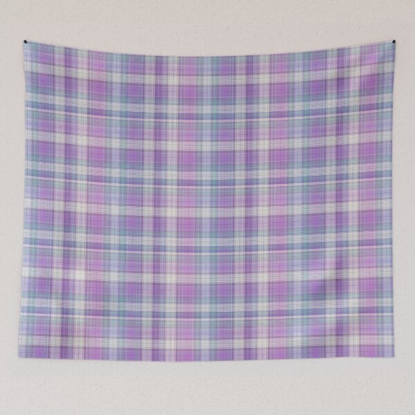 Item preview, Soft Purples, Pale Green & White Plaid designed and sold by PlatypusDesign.