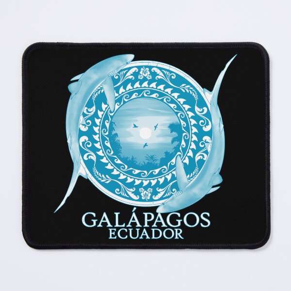 Item preview, Blue shark Galápagos Ecuador designed and sold by NicGrayGraphic.
