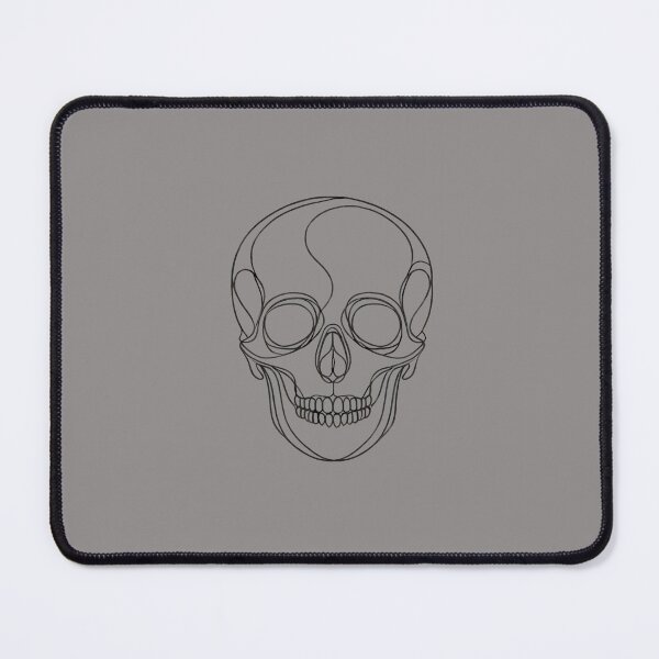 Item preview, Line Art Skull Grey designed and sold by Andrew Frelas.