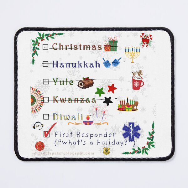 Item preview, Holiday "Blues" designed and sold by DizzyDispatcher.