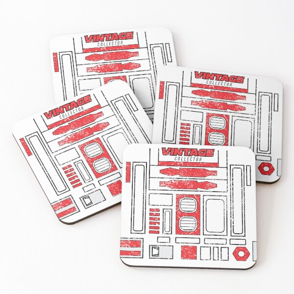 Item preview, Red Droid Distressed Sticker designed and sold by darynkyle.