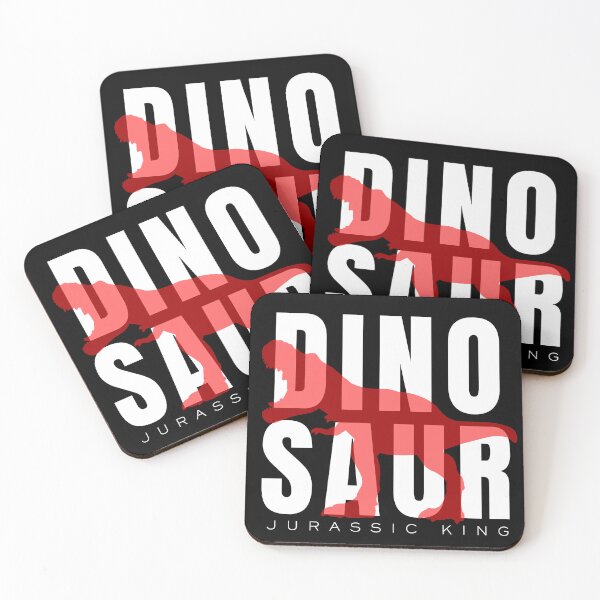 Item preview, Jurassic King - Red Dinosaur Silhouette designed and sold by The magic  Yellow bus.