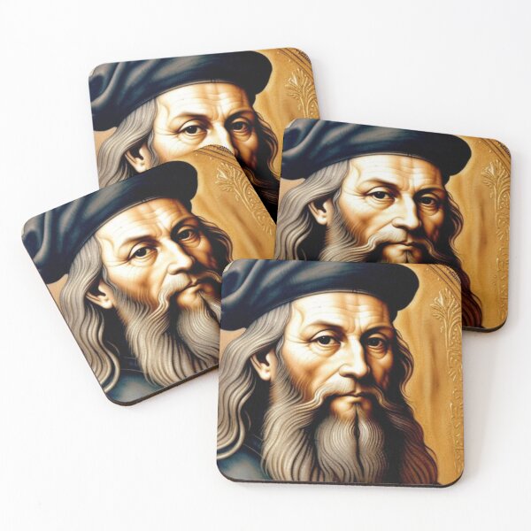Item preview, Leonardo Da Vinci Portrait designed and sold by TheDarkWardrobe.