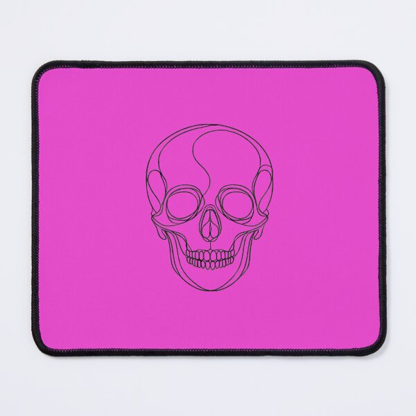 Item preview, Line Art Skull Pink designed and sold by Andrew Frelas.