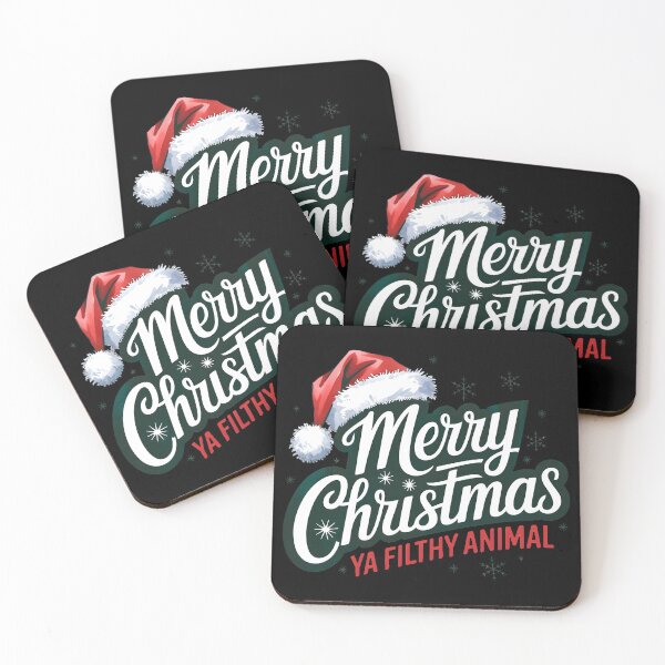 Item preview, Merry Christmas Ya Filthy Animal designed and sold by PlanetMarker.