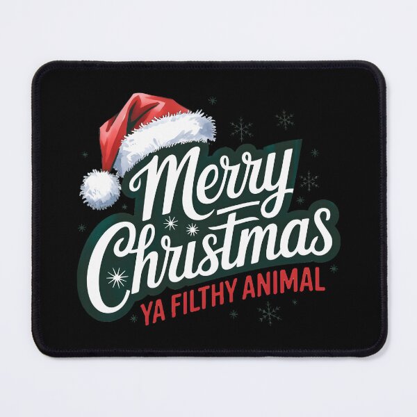 Item preview, Merry Christmas Ya Filthy Animal designed and sold by PlanetMarker.