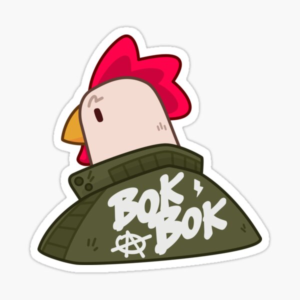 Bok Bok Rooster Sticker