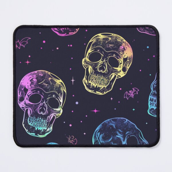 Item preview, Neon dark colourful laughing skull- Halloween gothic designed and sold by cocomelon168.
