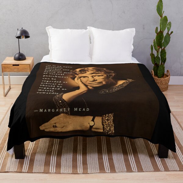 Item preview, Margaret Mead quote: It is an open question whether any behavior based on fear of eternal punishment can be regarded as ethical or should be regarded as merely cowardly. designed and sold by artbleed.