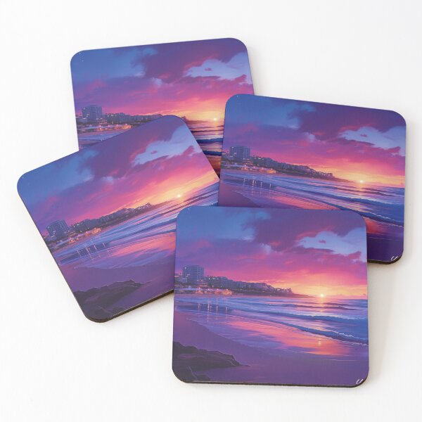Item preview, Synthwave Bondi Beach designed and sold by BurblePodcast.