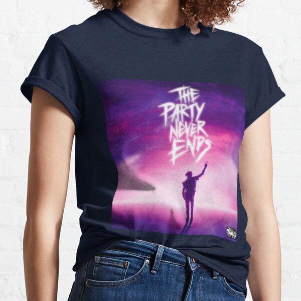 Vista previa del artículo con la obra «The party never ends Juice wrld», diseñado y vendido por YChangShop.
