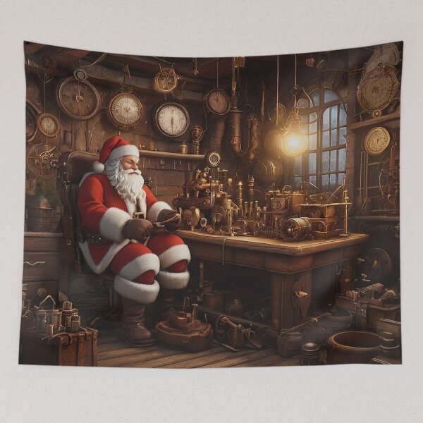 Item preview, Santa's Steampunk Workshop designed and sold by Skye Ryan-Evans.