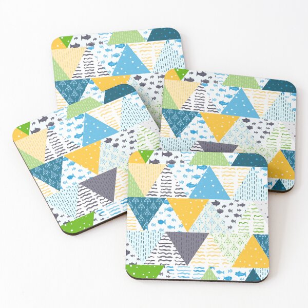 Item preview, Triangle patchwork quilt  designed and sold by FrancesPoff.
