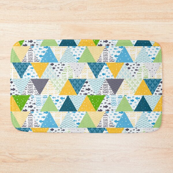 Item preview, Triangle patchwork quilt  designed and sold by FrancesPoff.