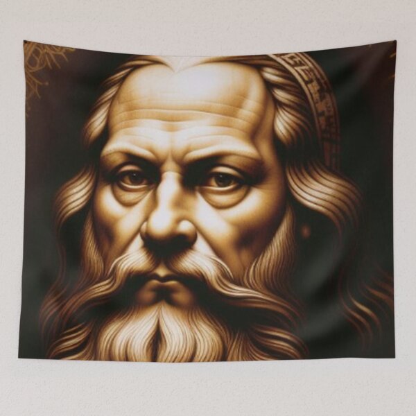 Item preview, Leonardo Da Vinci Portrait designed and sold by TheDarkWardrobe.