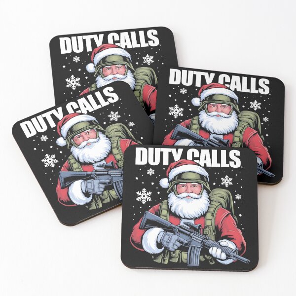 Item preview, Santa, Duty Calls designed and sold by PlanetMarker.