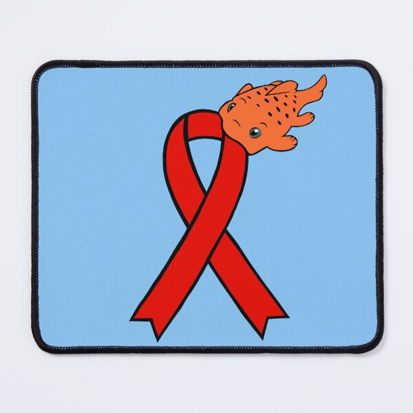 Item preview, Pudgy Fish Awareness Ribbon (Red) designed and sold by CaitlynConnor.