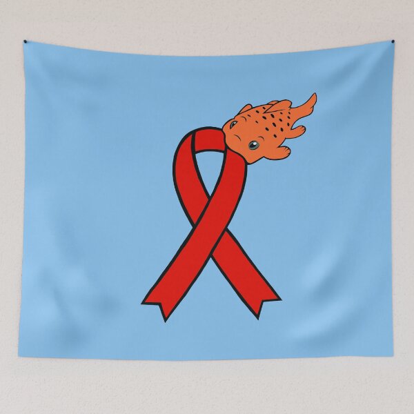 Item preview, Pudgy Fish Awareness Ribbon (Red) designed and sold by CaitlynConnor.