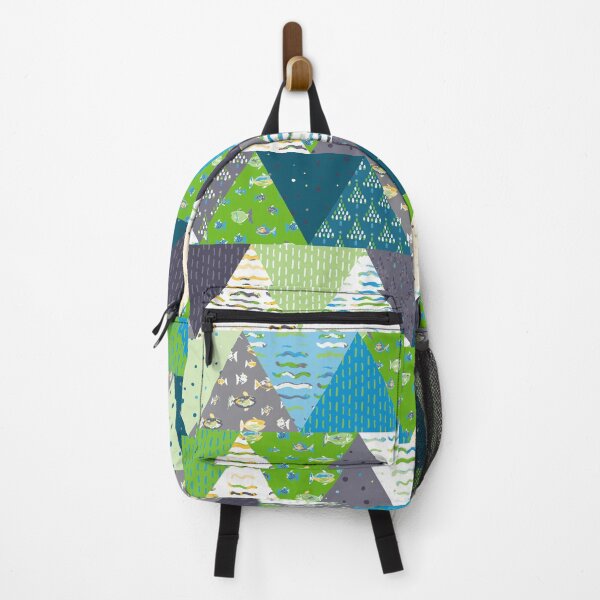 Item preview, Triangle patchwork quilt designed and sold by FrancesPoff.