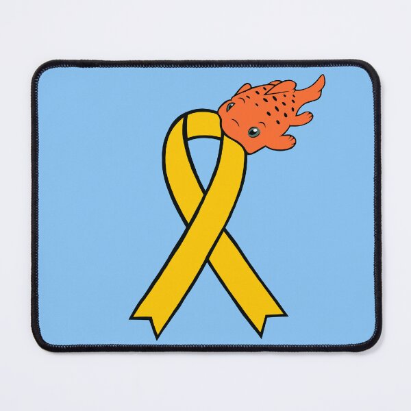 Item preview, Pudgy Fish Awareness Ribbon (Yellow) designed and sold by CaitlynConnor.