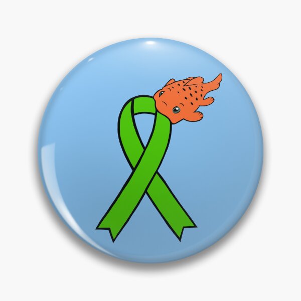 Item preview, Pudgy Fish Awareness Ribbon (Green) designed and sold by CaitlynConnor.