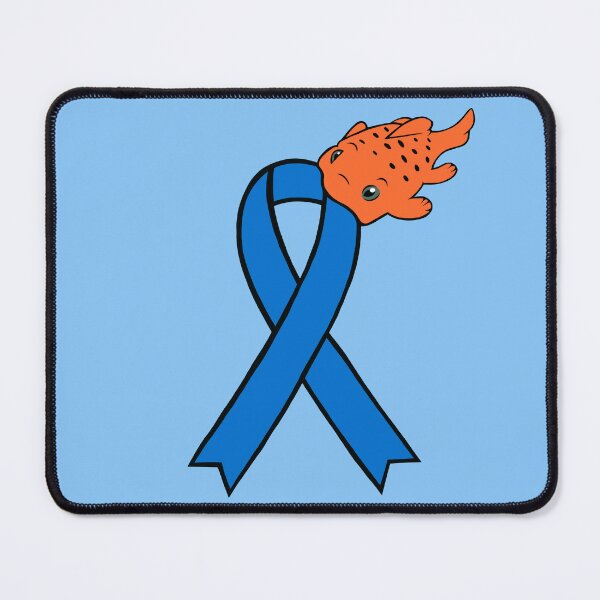 Item preview, Pudgy Fish Awareness Ribbon (Blue) designed and sold by CaitlynConnor.