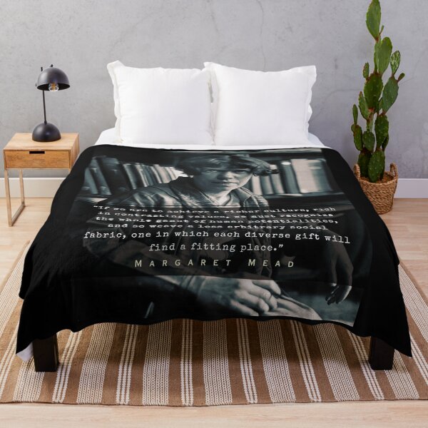 Item preview, Margaret Mead quote: If we are to achieve a richer culture, rich in contrasting values, we must recognize the whole gamut of human potentialities,  designed and sold by artbleed.