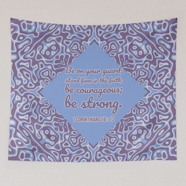Item preview, 1 Corinthians 16 : 13 - Be on your guard - Bible pasasge designed and sold by JF Designs.