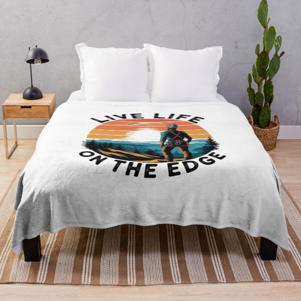 Item preview, Live Life On The Edge - Hiking Design designed and sold by Peter Stawicki.