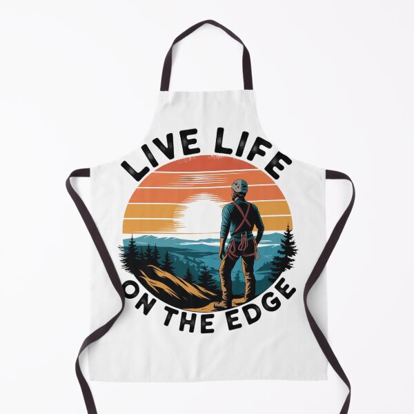 Item preview, Live Life On The Edge - Hiking Design designed and sold by Peter Stawicki.