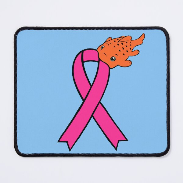 Item preview, Pudgy Fish Awareness Ribbon (Pink) designed and sold by Chronic Illness Awareness Shop.