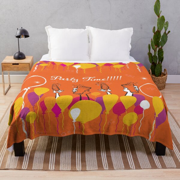 Item preview, It's party time!!!!!!! Bright orange graphic designed and sold by Dani Vittz.