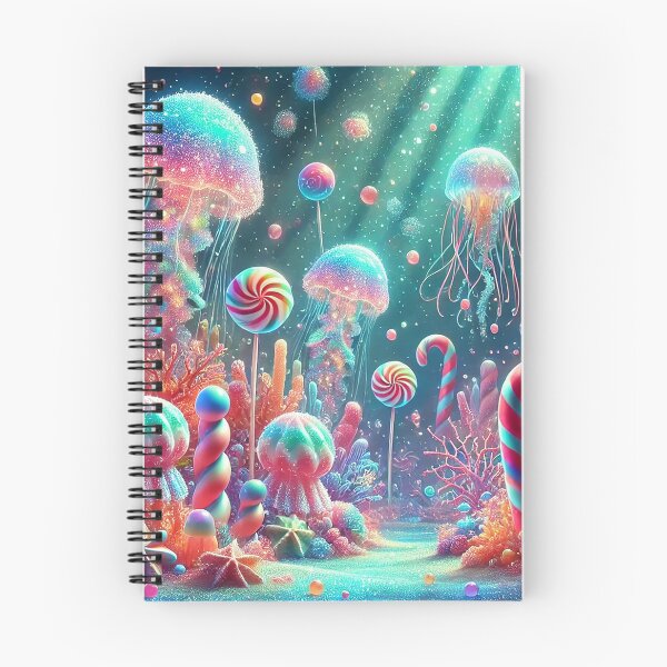 Item preview, Whimsical Underwater Candy Kingdom designed and sold by RealmBeastsAI.