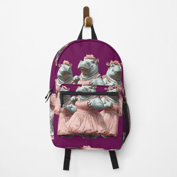 Item preview, Dancing Hippos in Pink Ballet Dresses designed and sold by MamaDong.