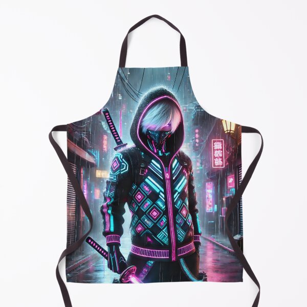 Item preview, Neon Cyberpunk Samurai Aesthetic designed and sold by Animeture.