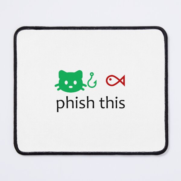 Item preview, Phish This - Cybersecurity Cats (Light Background) designed and sold by cyberbcat.