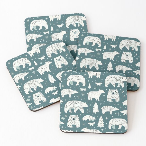 Item preview, Minimalist Polar Bear Design designed and sold by CeammiShop.