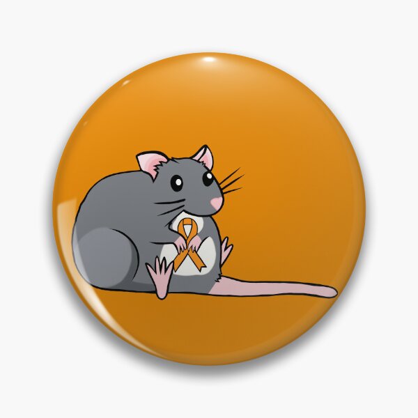 Item preview, Chubby Rat Awareness Ribbon (Orange) designed and sold by CaitlynConnor.