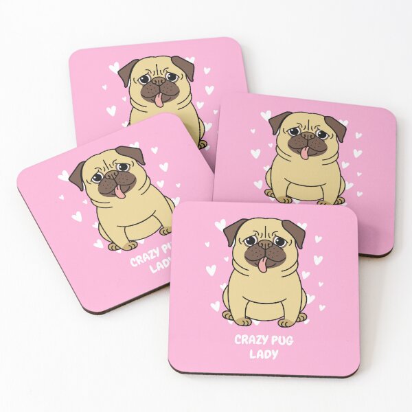 Item preview, Crazy Pug Lady designed and sold by Fanverse Merchandise.