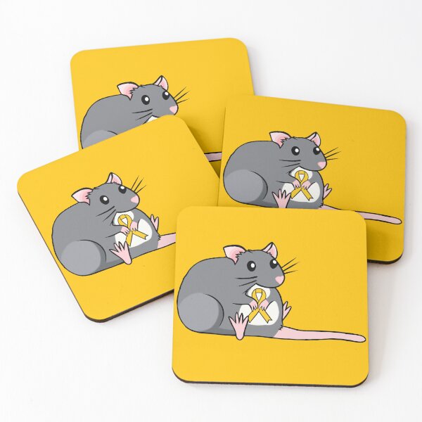 Item preview, Chubby Rat Awareness Ribbon (Yellow) designed and sold by CaitlynConnor.