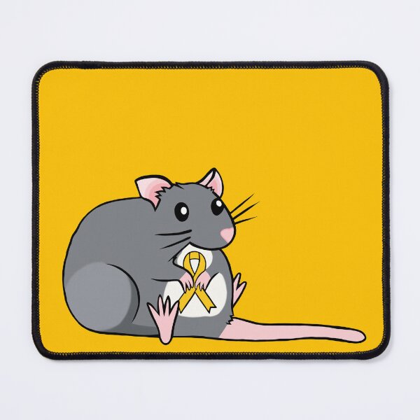 Item preview, Chubby Rat Awareness Ribbon (Yellow) designed and sold by CaitlynConnor.