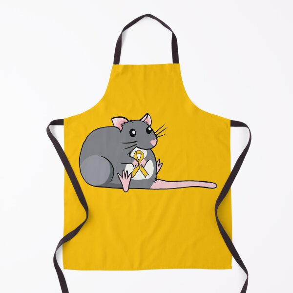 Item preview, Chubby Rat Awareness Ribbon (Yellow) designed and sold by Chronic Illness Awareness Shop.