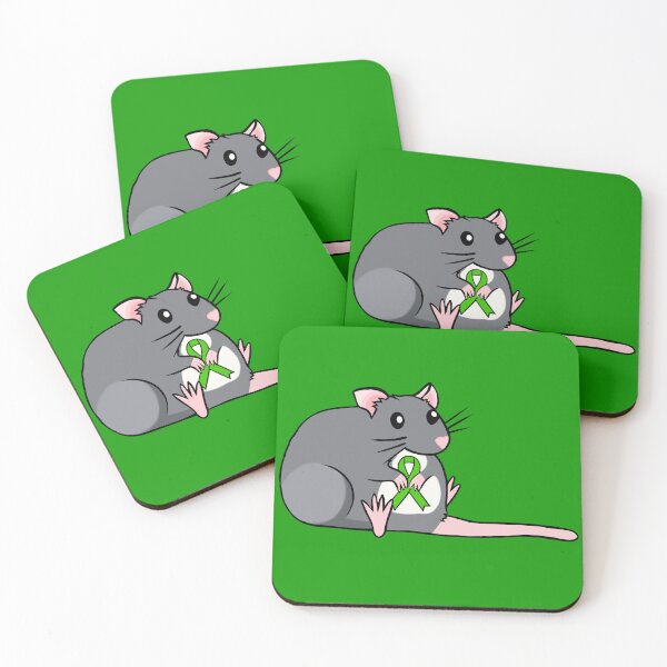 Item preview, Chubby Rat Awareness Ribbon (Green) designed and sold by CaitlynConnor.