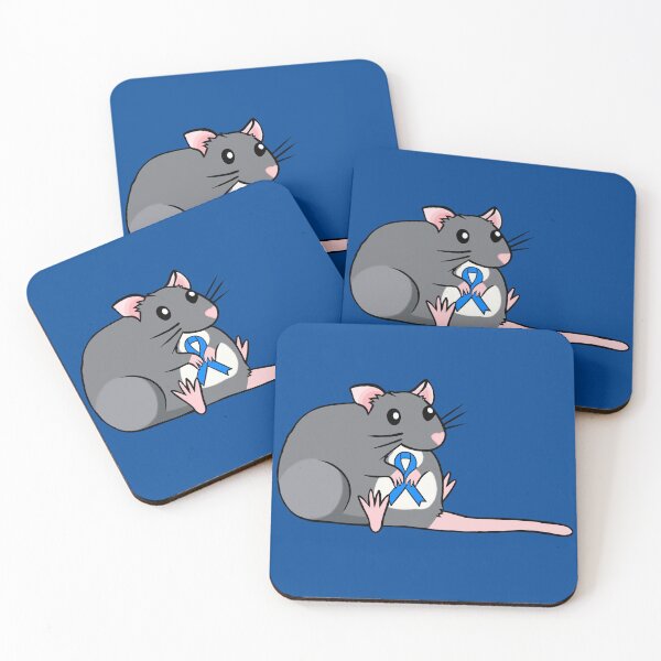 Item preview, Chubby Rat Awareness Ribbon (Blue) designed and sold by CaitlynConnor.