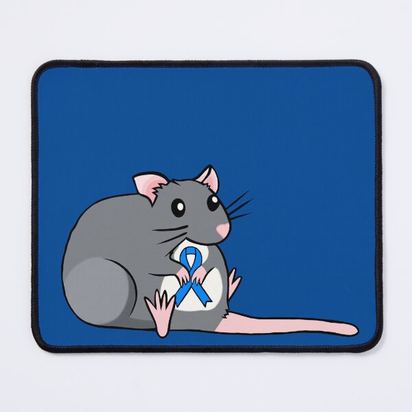 Item preview, Chubby Rat Awareness Ribbon (Blue) designed and sold by CaitlynConnor.